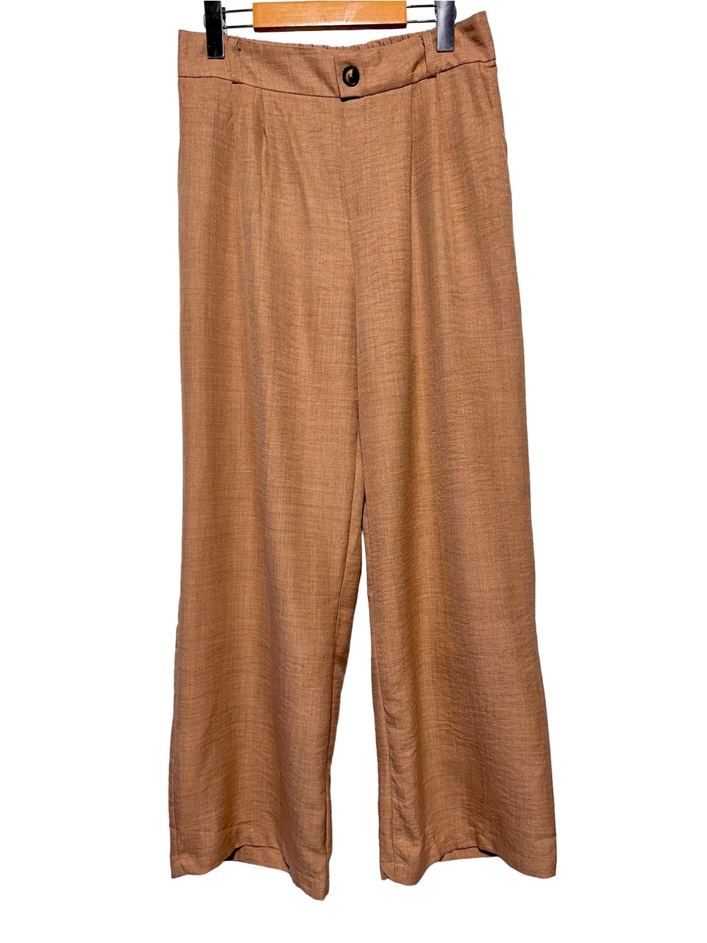 Monteau Wide Leg Pants in Camel Brown